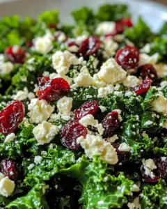 10-Minute Kale and Cranberry Salad That’s Ridiculously Delicious