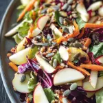 Bunter Wintersalat mit Kürbiskernen