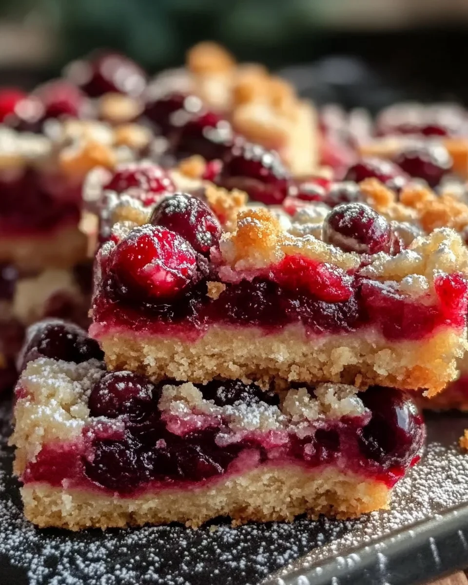 Christmas Cranberry Bars