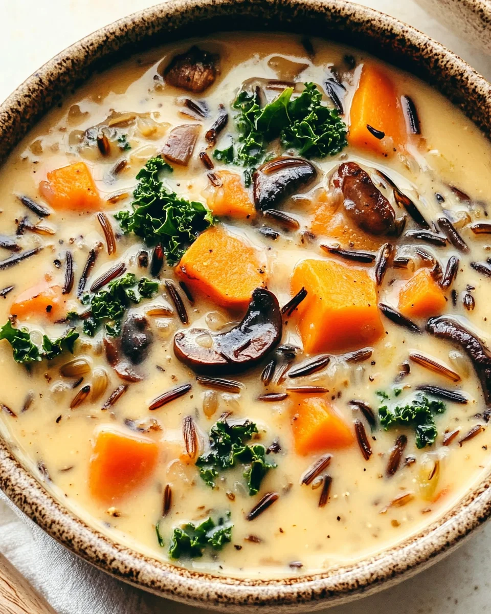Cozy Autumn Wild Rice Soup