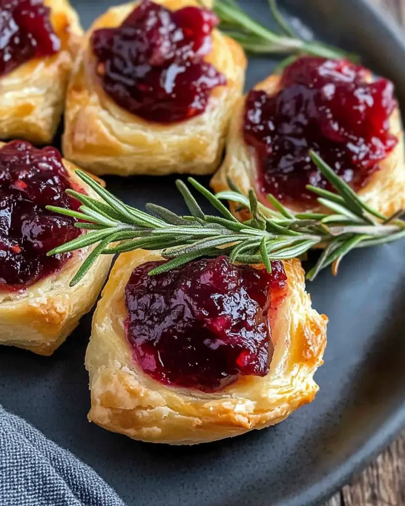 Cranberry Brie Bites