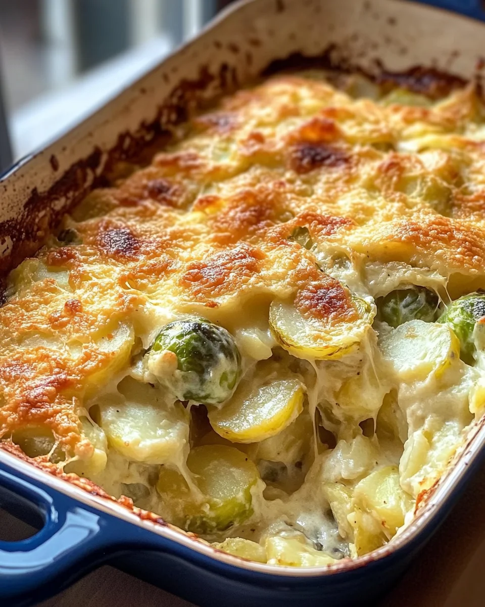 Cremiger Rosenkohl-Kartoffel-Auflauf: Ein Unglaublich Ultimatives Rezept für 4 Portionen