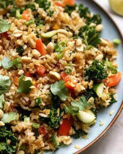 Crispy Rice Salad with Kale