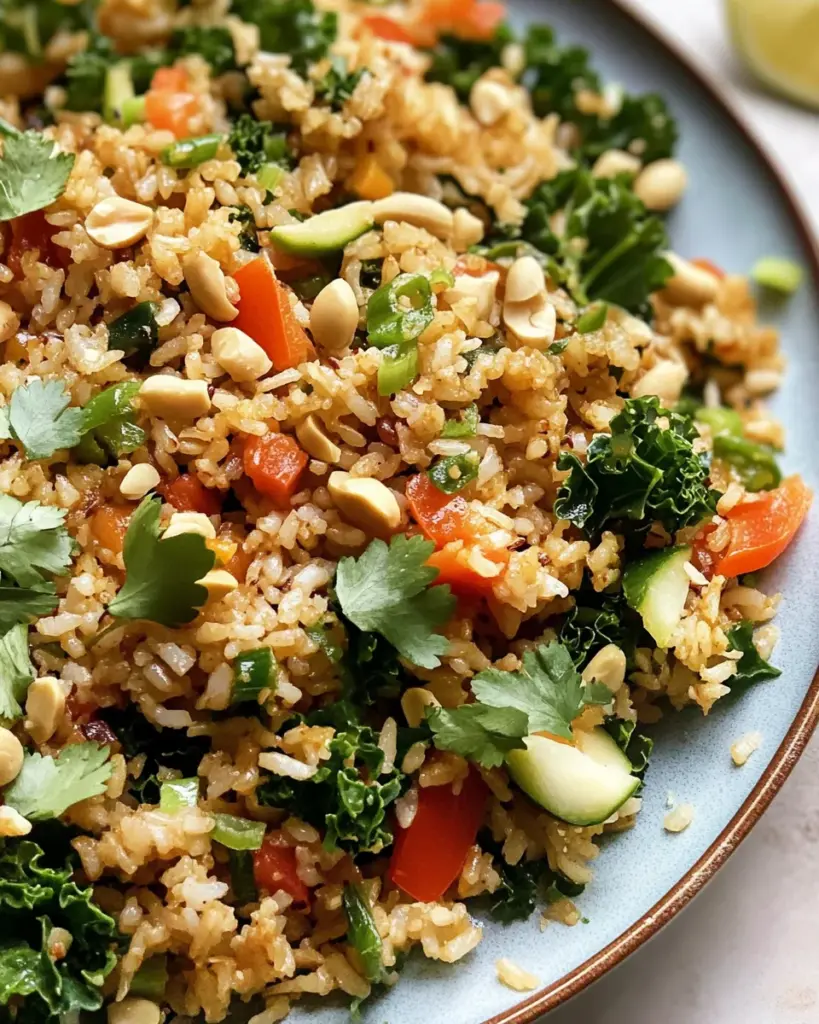 Crispy Rice Salad with Kale