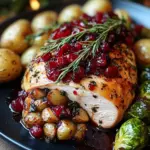 Festliche gefüllte Hähnchenbrust Weihnachtlich