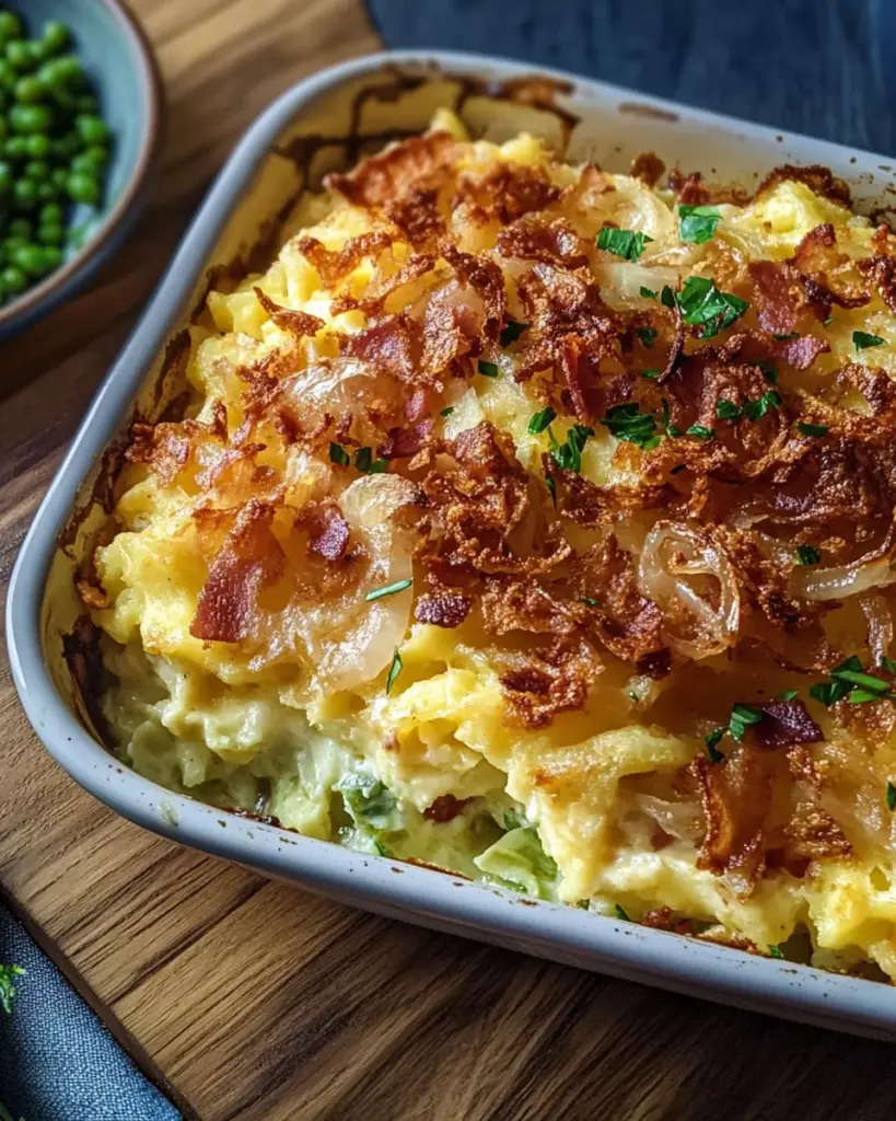 Herzhafter Spätzle-Auflauf