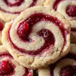 Himbeer-Wirbel Shortbread Kekse