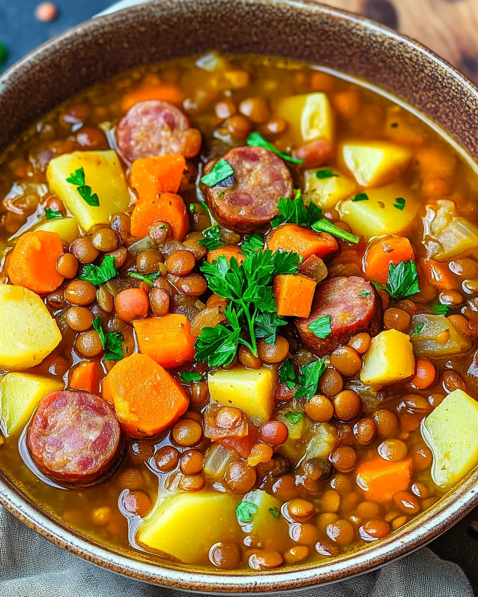 Linsensuppe Rezept klassisch