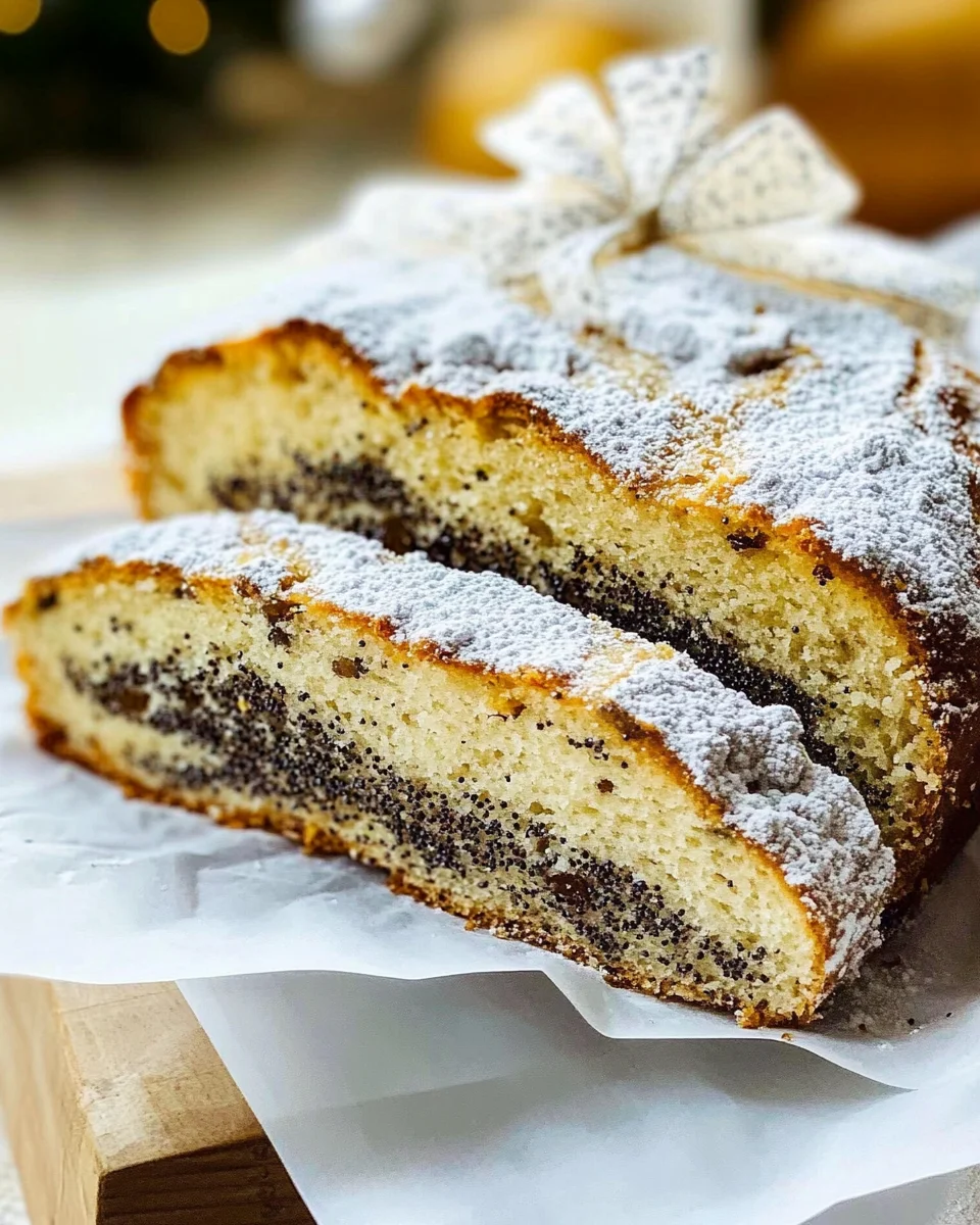 Mohn-Orangen-Stollen