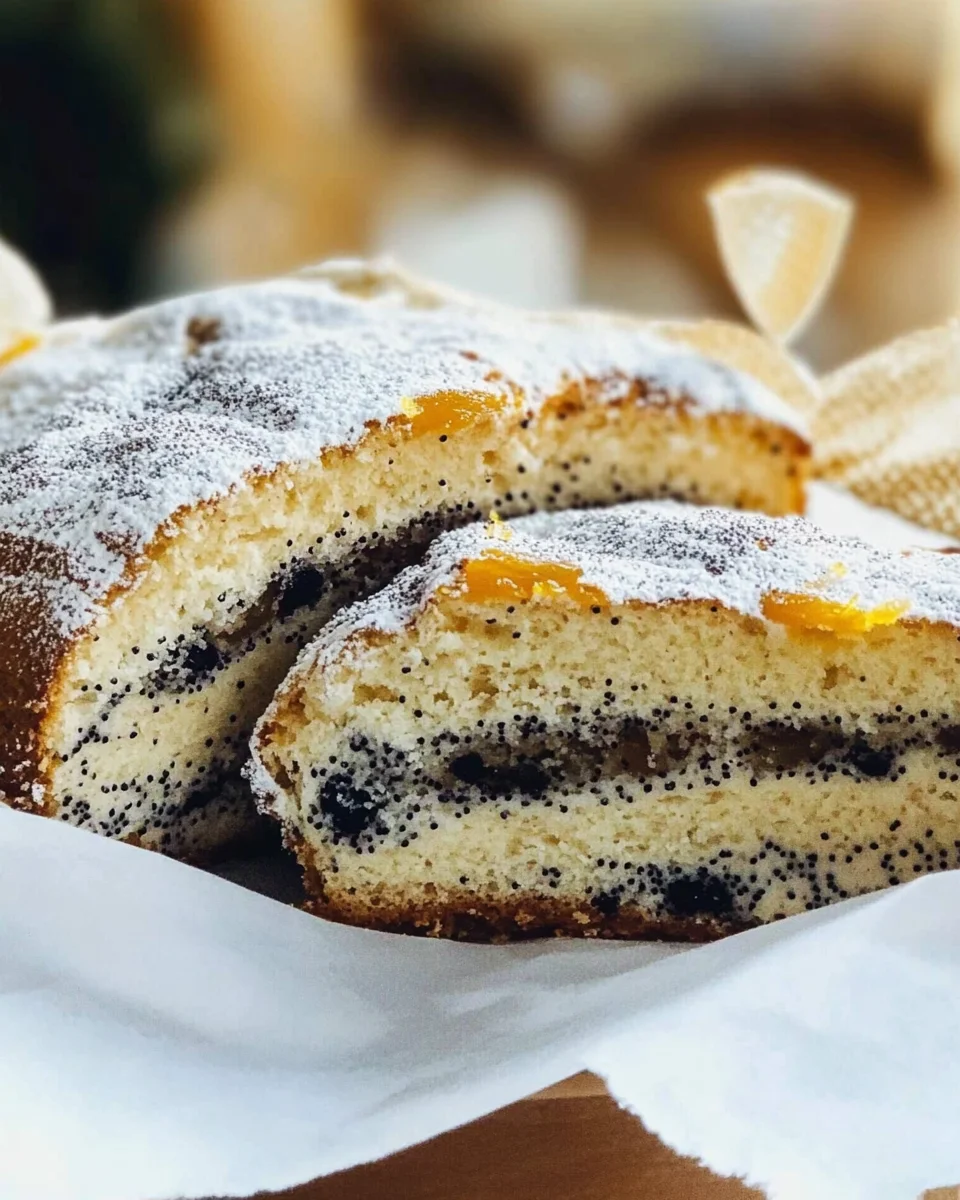 Mohn-Orangen-Stollen