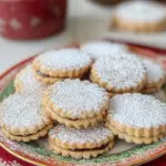 Mohn Marzipan Plätzchen mit Zwetschgenmus {Powidl}