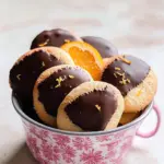 Orangenkekse mit Schokolade