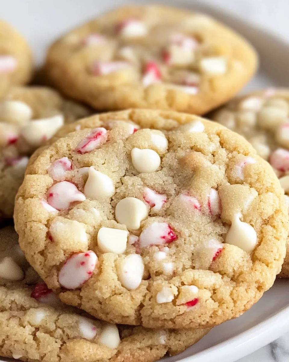 Peppermint White Chocolate Pudding Cookie Recipe