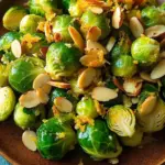 Rosenkohl-Gemüse mit Mandeln