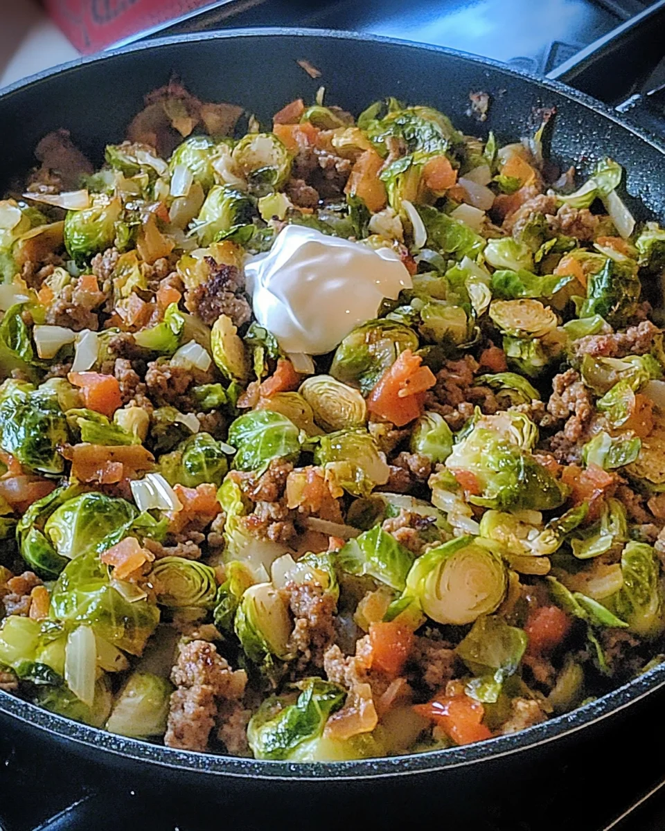 Rosenkohl-Pfanne