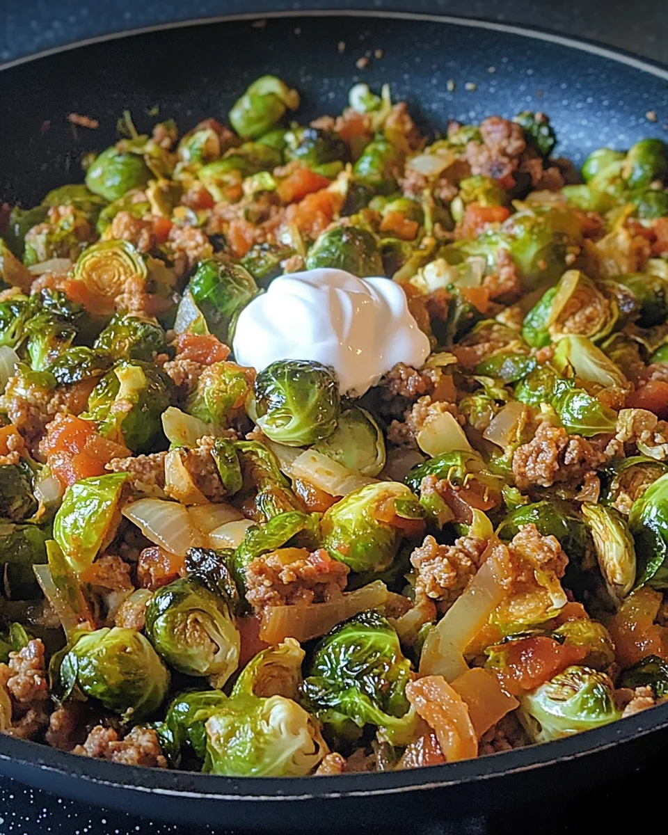 Rosenkohl-Pfanne