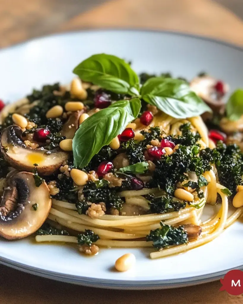 Schwarzkohl-Pasta &ndash; herzhaft-fruchtiges Winterrezept