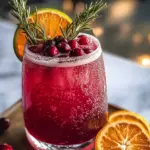 Sparkling Cranberry Rosemary Cocktail - Alrightwithme