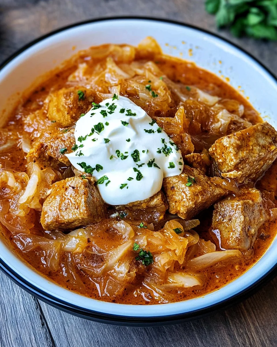 Szegediner Gulasch ganz einfach