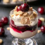 Vanillekipferl Kirsch Dessert
