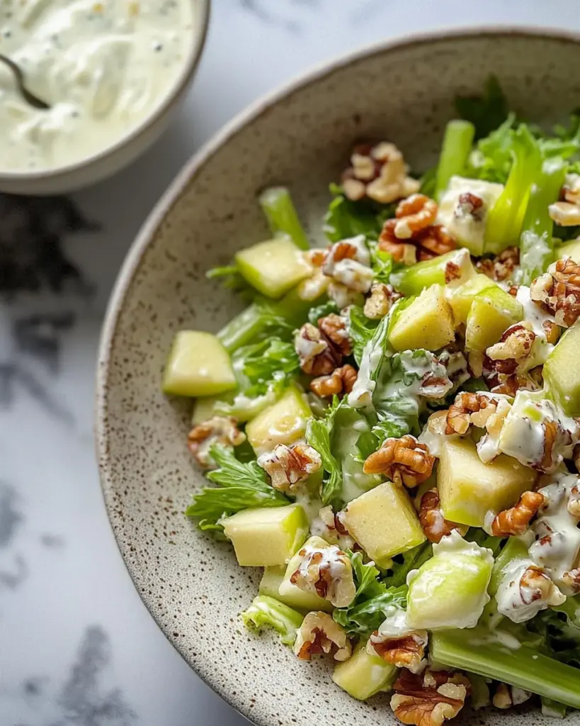 Waldorfsalat mit Staudensellerie