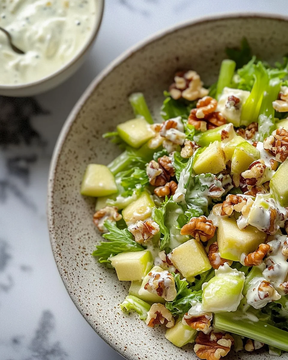 Waldorfsalat mit Staudensellerie