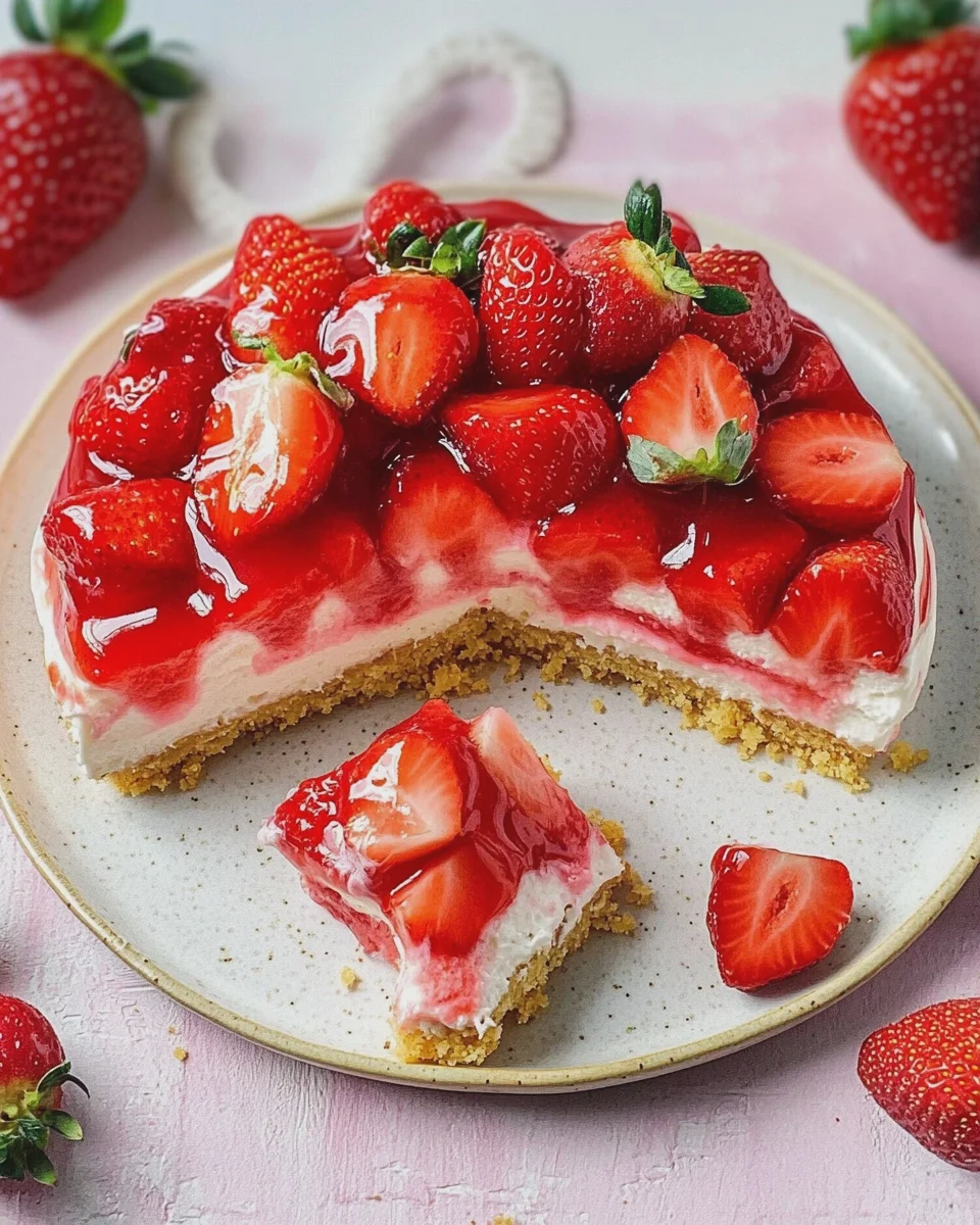 Erdbeerkuchen ohne Backen
