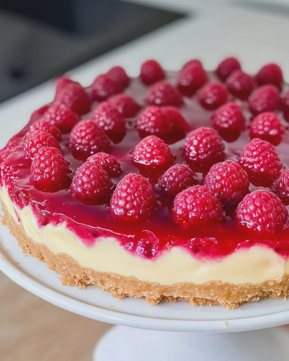 Himbeer Puding Torte