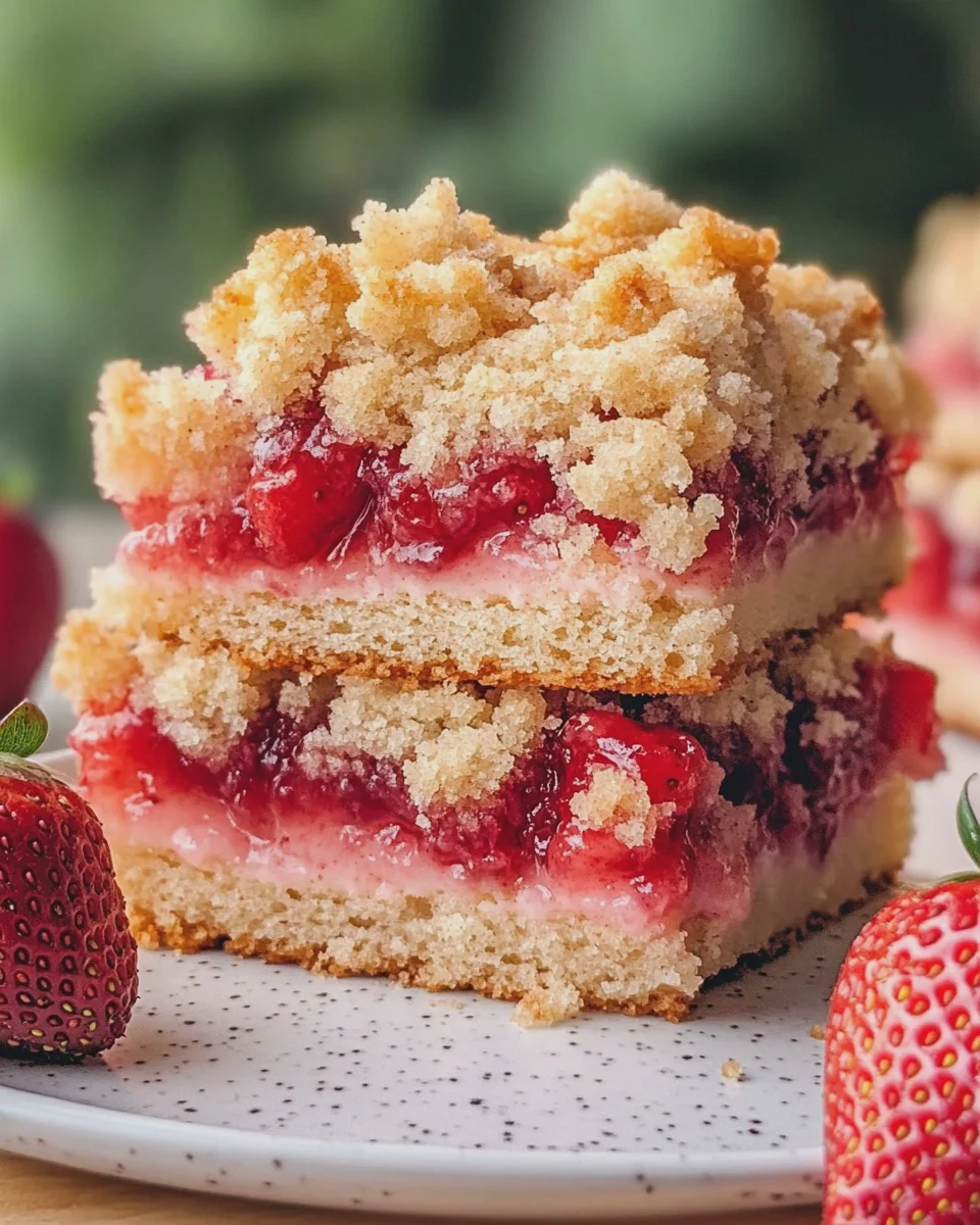 Veganer Erdbeer-Streuselkuchen