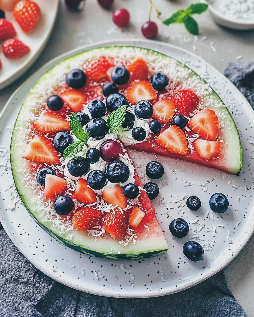 Wassermelonen-Pizza